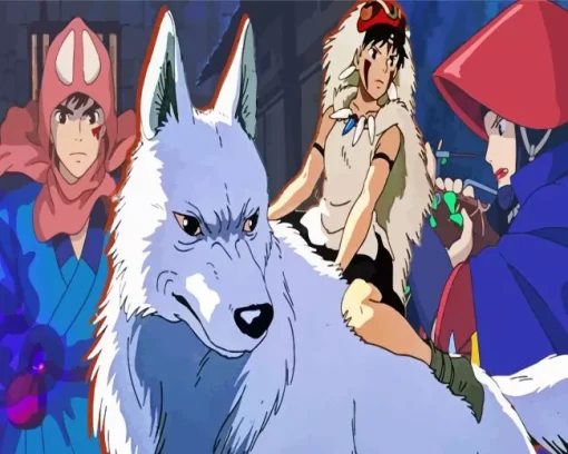 Princess Mononoke Characters Diamond Painting