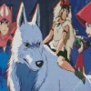 Princess Mononoke Characters Diamond Painting