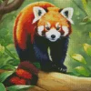 Red Panda Diamond Painting