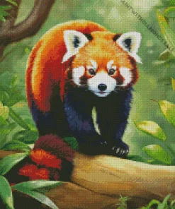 Red Panda Diamond Painting