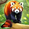 Red Panda Diamond Painting