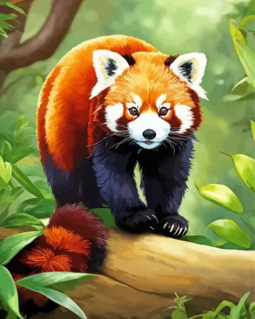 Red Panda Diamond Painting