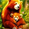 Red Pandas Diamond Painting