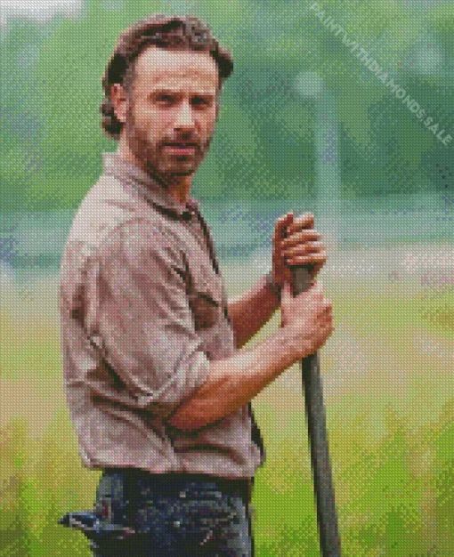 Rick Grimes Diamond Painting