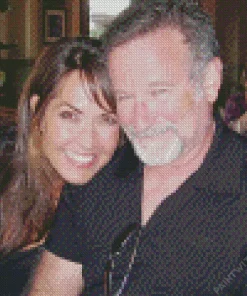 Robin Williams And His Wife Diamond Painting