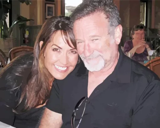 Robin Williams And His Wife Diamond Painting