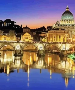 Rome Reflection Diamond Painting