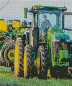 Row Crop Tractor Diamond Painting