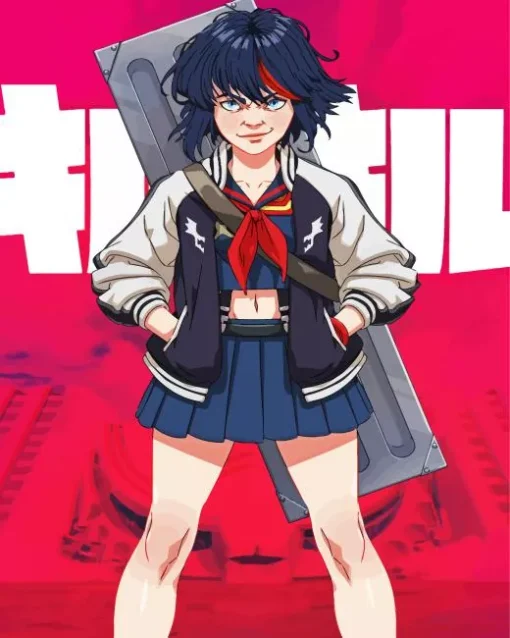 Ryuko Matoi Anime Diamond Painting