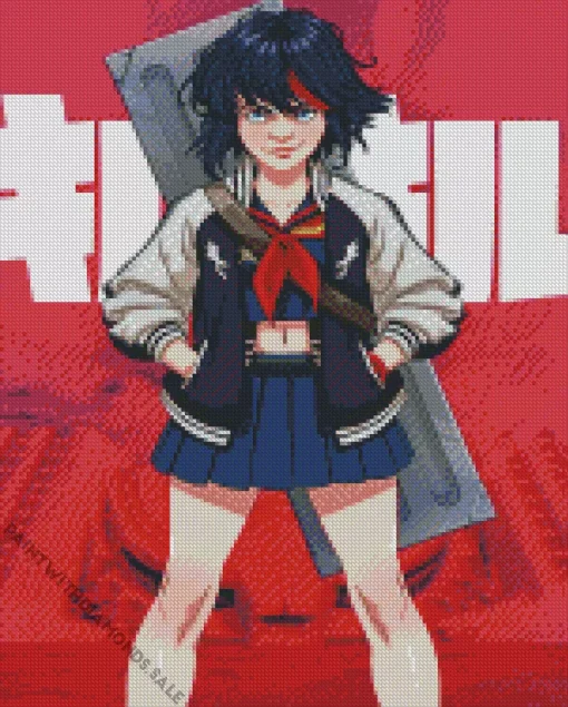 Ryuko Matoi Anime Diamond Painting