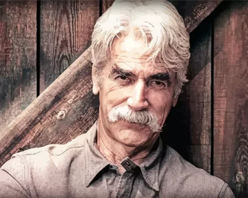 Sam Elliot Actor Diamond Painting