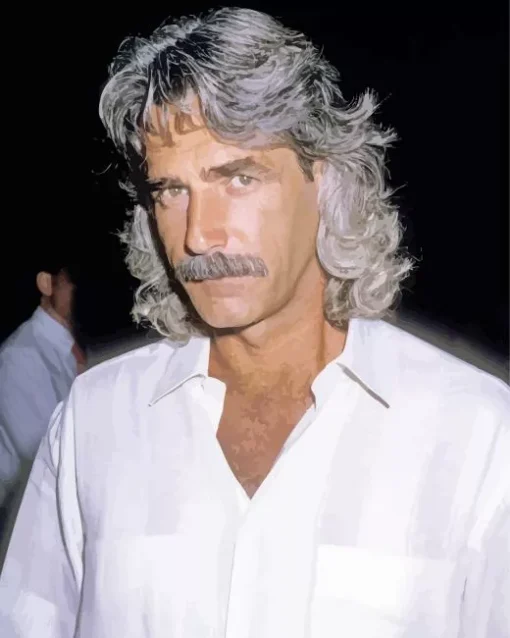 Sam Elliot With Long Hair Diamond Painting