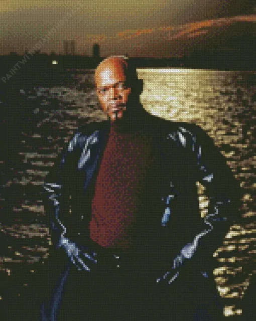 Samuel L Jackson In Shaft Diamond Painting