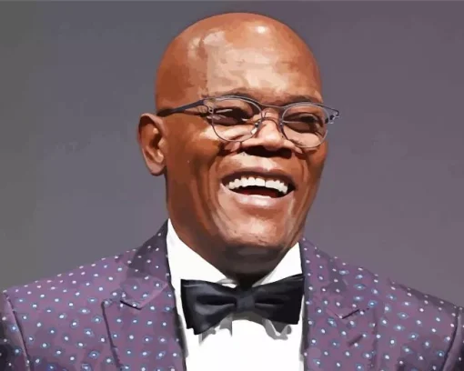 Samuel L Jackson In Suit Diamond Painting