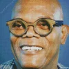 Samuel L Jackson Smiling Diamond Painting