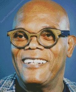 Samuel L Jackson Smiling Diamond Painting