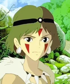 San Character Princess Mononoke Diamond Painting