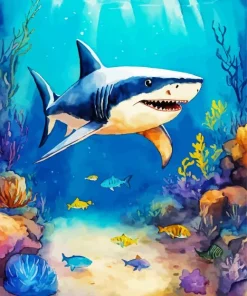 Shark And Fish Diamond Painting