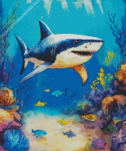 Shark And Fish Diamond Painting