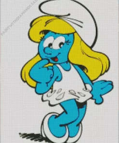 Smurfette Diamond Painting