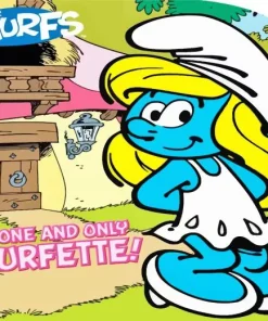 Smurfette Poster Diamond Painting