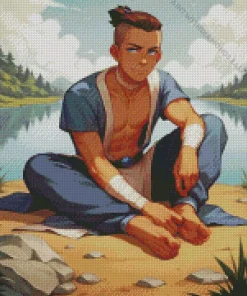 Sokka Anime Diamond Painting