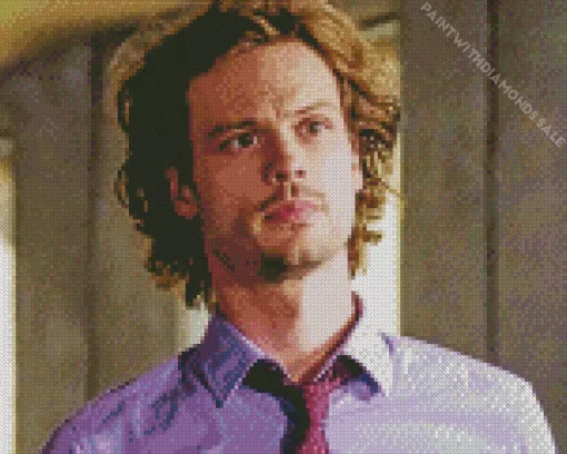 Spencer Reid Character Diamond Painting