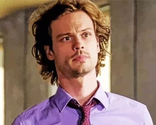 Spencer Reid Character Diamond Painting