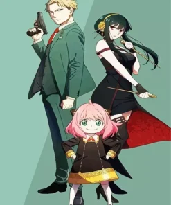 Spy × Family Anime Art Diamond Painting