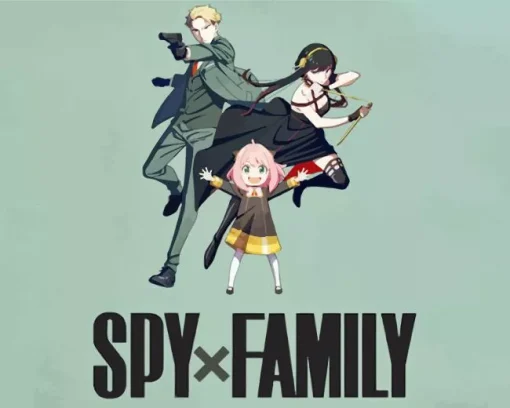 Spy × Family Anime Poster Diamond Painting