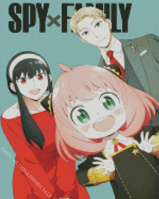 Spy × Family Poster Diamond Painting