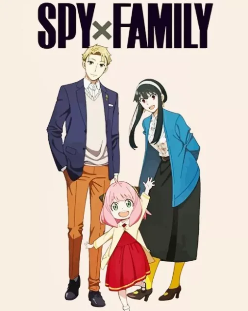 Spy × Family Poster Art Diamond Painting