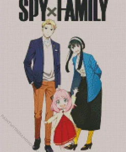 Spy × Family Poster Art Diamond Painting