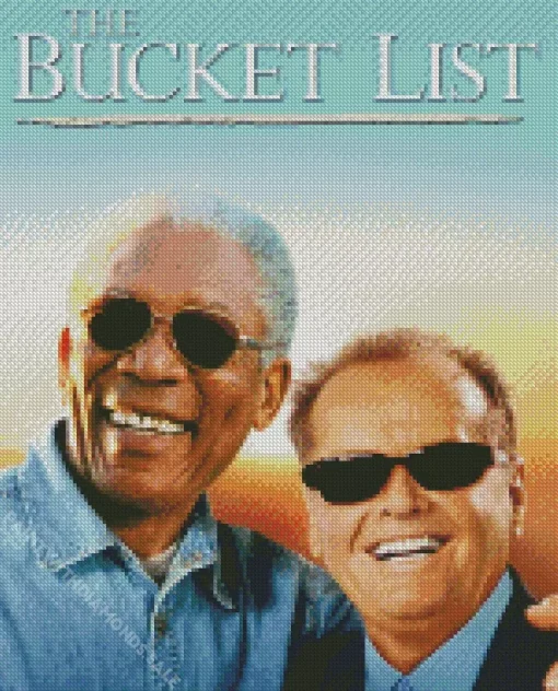 The Bucket List Morgan Freeman Diamond Painting