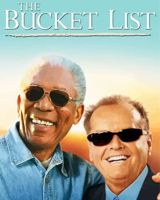 The Bucket List Morgan Freeman Diamond Painting