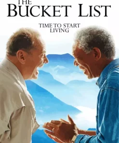 The Bucket List Morgan Freeman Poster Diamond Painting