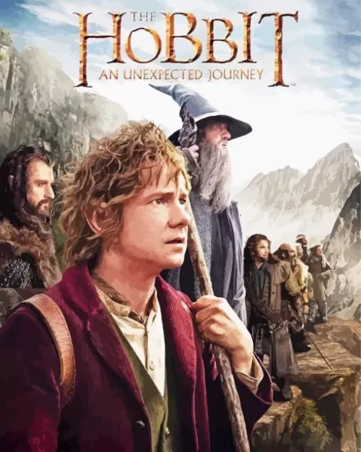 The Hobbit Movie Poster Diamond Painting