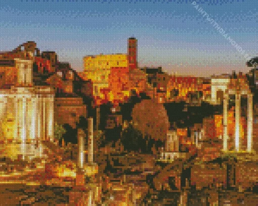 The Roman Forum Diamond Painting