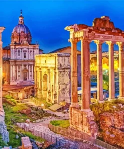 The Roman Forum Rome Diamond Painting