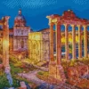 The Roman Forum Rome Diamond Painting