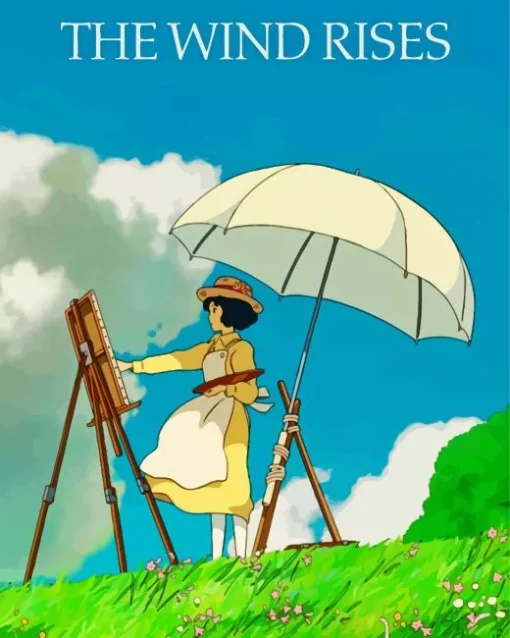 The Wind Rises Anime Diamond Painting