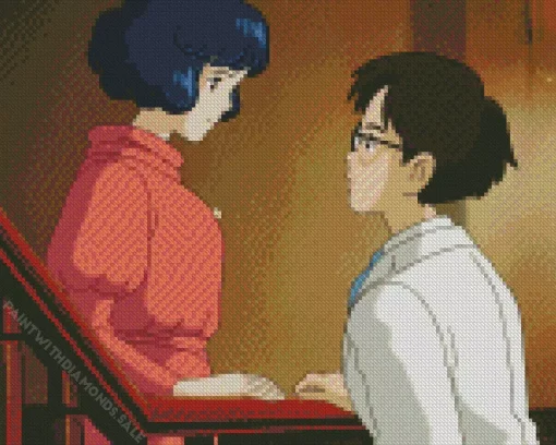 The Wind Rises Anime Characters Diamond Painting