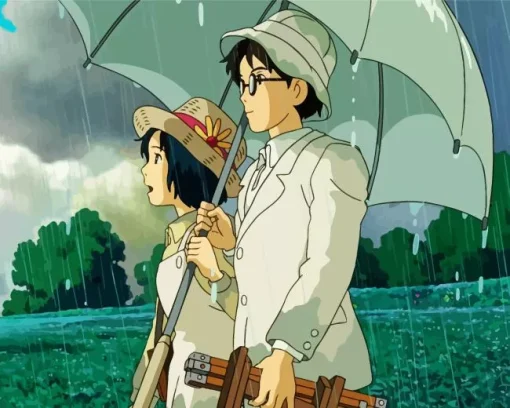 The Wind Rises Characters Diamond Painting