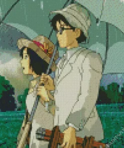 The Wind Rises Characters Diamond Painting