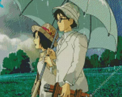 The Wind Rises Characters Diamond Painting