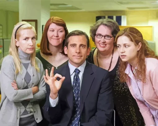 The Office Characters Diamond Painting