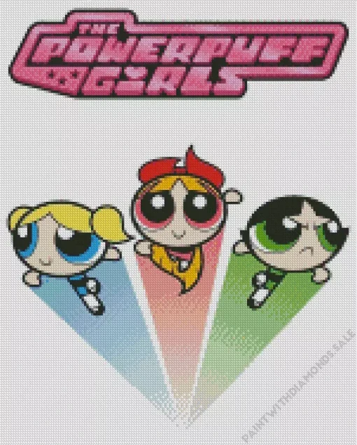 The Powerpuff Girls Animation Diamond Painting