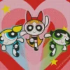 The Powerpuff Girls Cartoon Diamond Painting