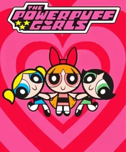 The Powerpuff Girls Cartoon Poster Diamond Painting