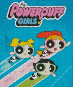 The Powerpuff Girls Poster Diamond Painting